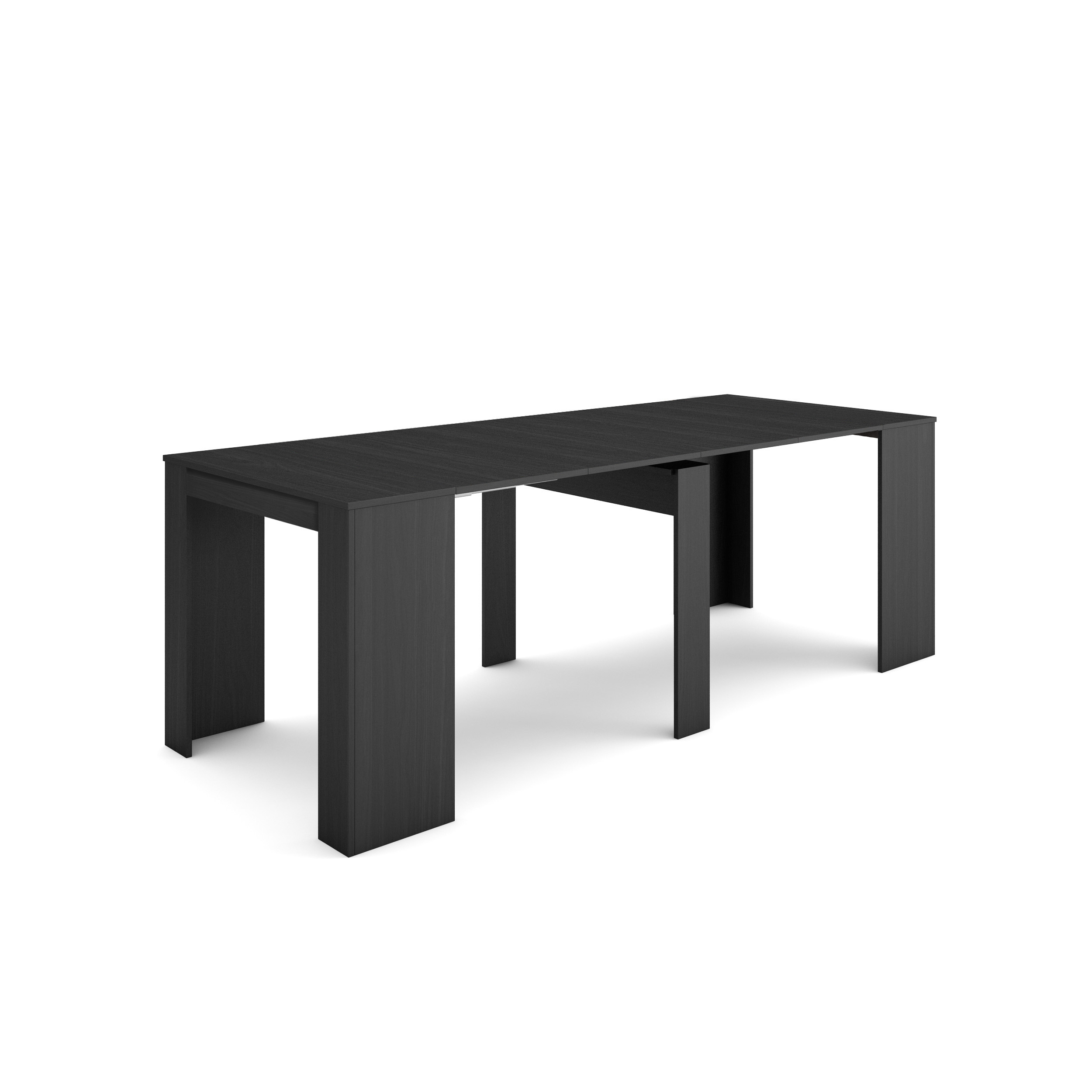 Table console extensible, 220, Noir