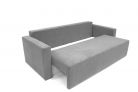 Canapé-lit CLOUD, gris clair, convertible en lit, bahut 225x92x92cm