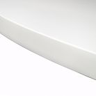 Table à manger ronde Ø90cm fixe couleur blanc