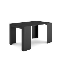 Table console extensible, 140, Noir